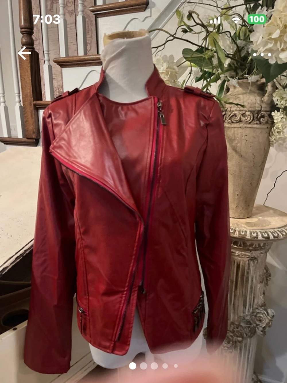 Women's Burgundy Jacket & Coat - Sleek Lightweight Layer